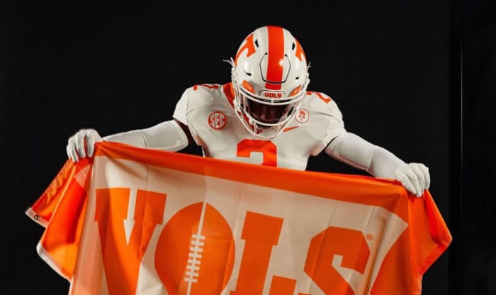 2025 Tennessee Volunteers RB commit Justin Baker during an unofficial visit to Tennessee. (Photo courtesy of Justin Baker)
